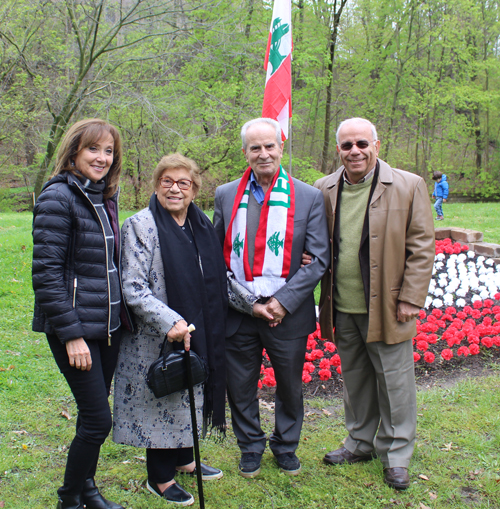 Sawssan Khoury, Mrs Khoury, Tony Abdulkarim and Wael Khoury